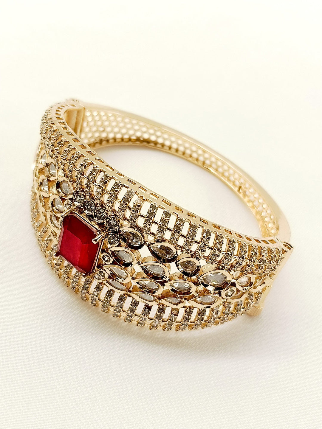 Harper Ruby Kundan Bracelet