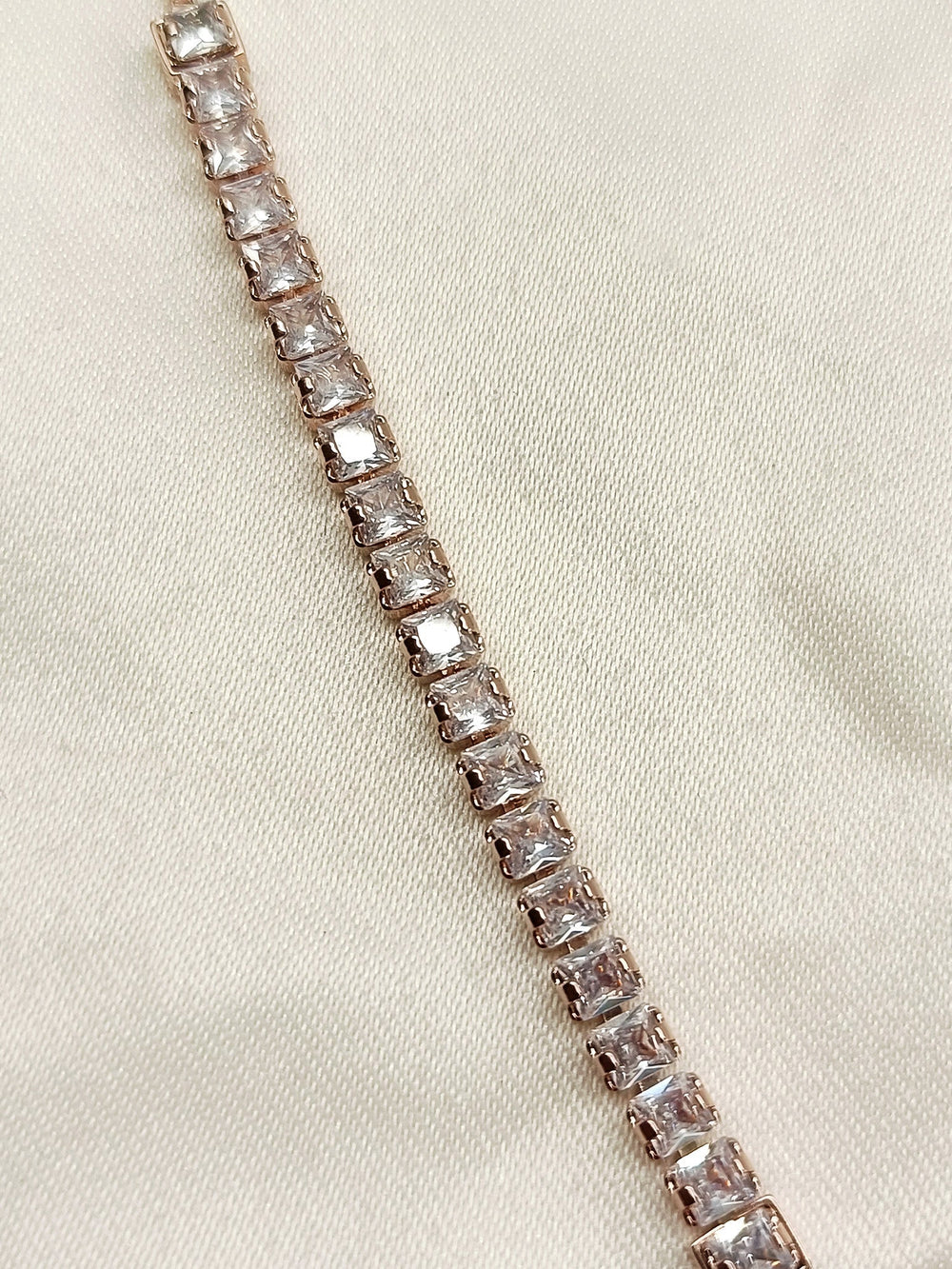 Delancy White American Diamond Bracelet