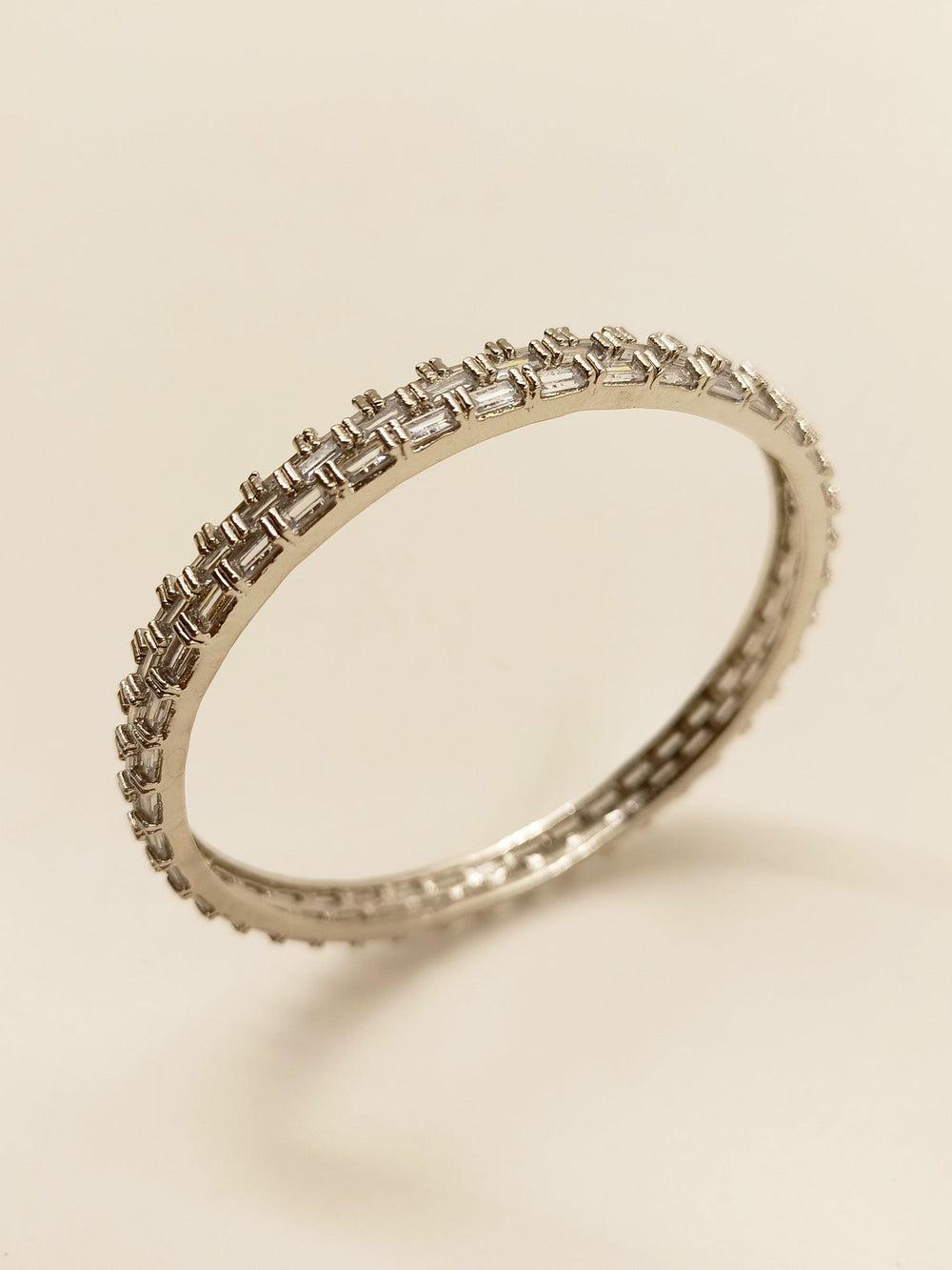 Shehnaaz Baguette American Diamond Bangle