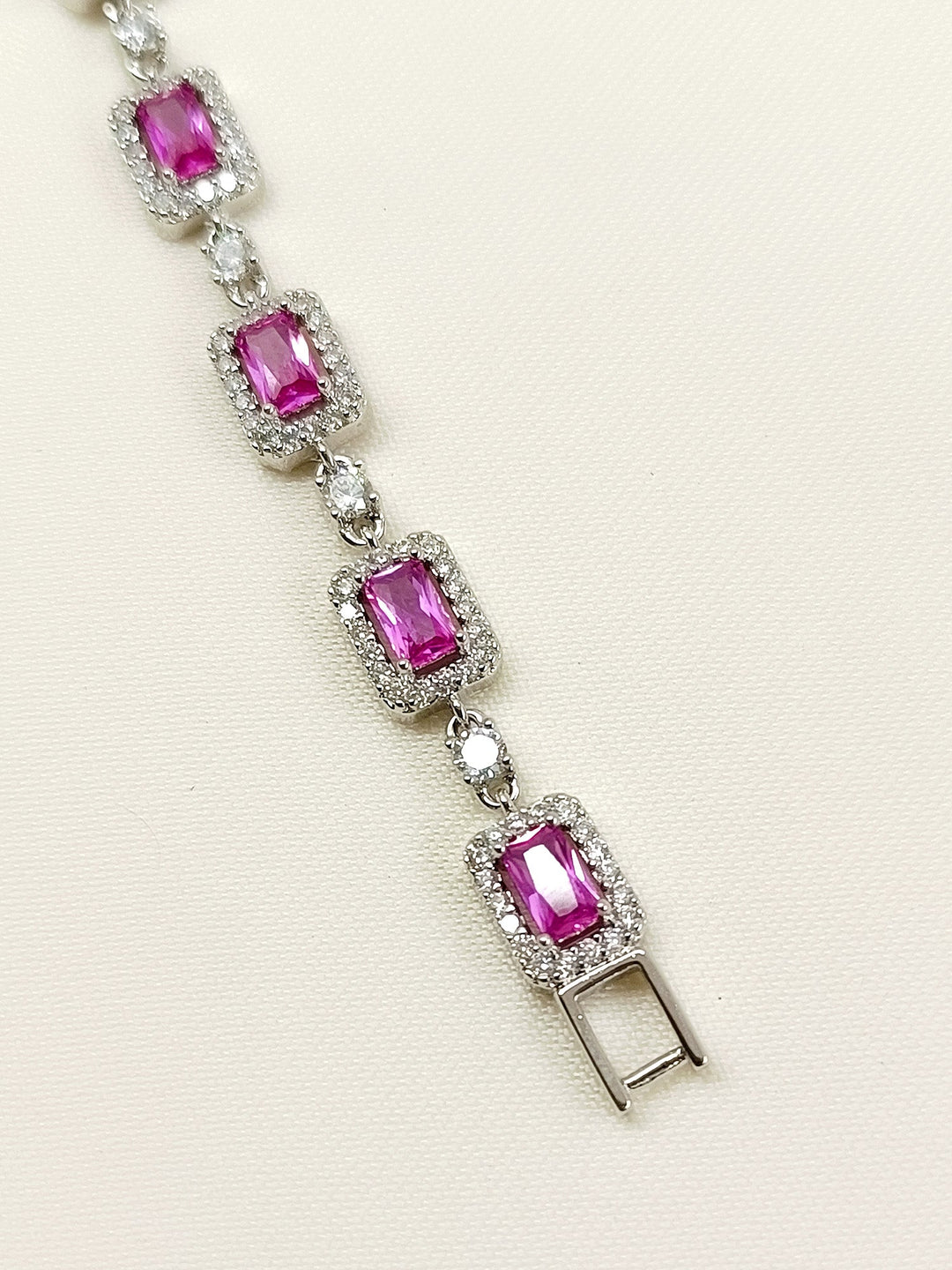 Blakely Majenta American Diamond Bracelet