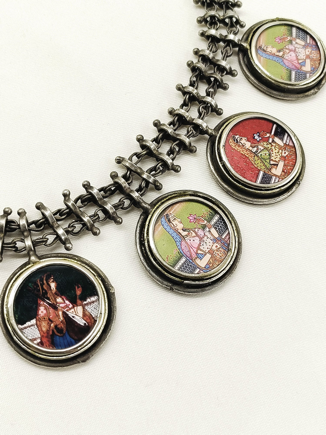 Janvi Multi Colour Oxidized Neckpiece