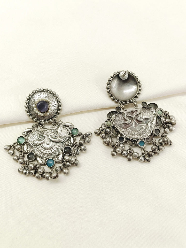 Wamika Multi Colour Oxidized Earring