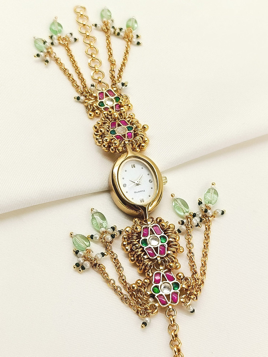 Neelakshi's Paachi Kundan Watch