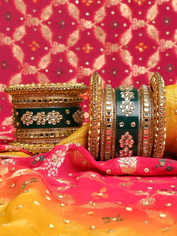 Pushkar R & G Kundan Work Punjabi Chura