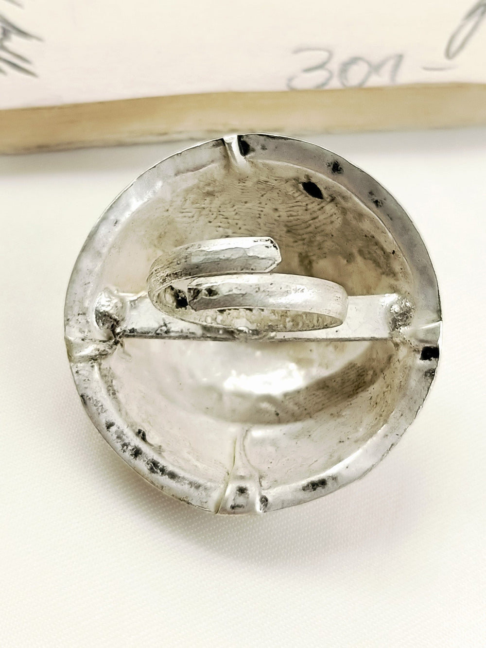 Hansh Silver Tribal Men's Ring - Adjustable Oxidized Plating
