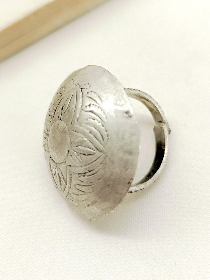 Vanya Silver Tribal Finger Ring