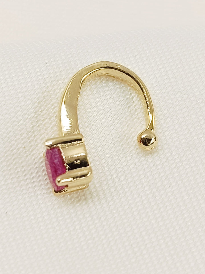 Eliana Golden American Diamond Pressing Nath