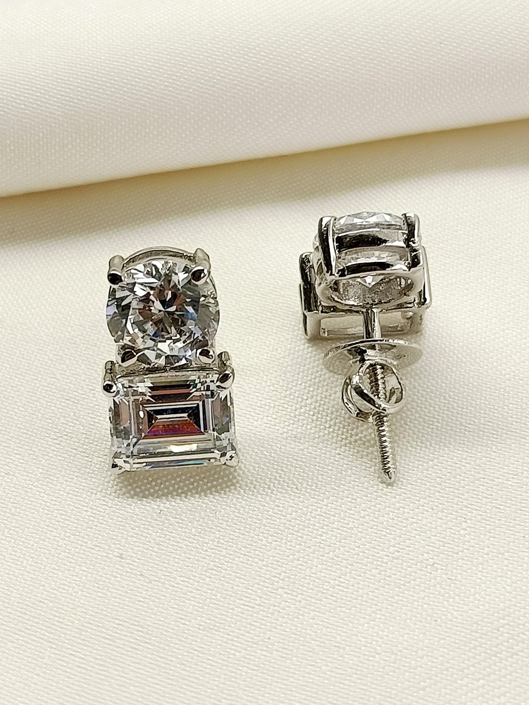 Roha 92.5 Silver Swarovski Stone Tops