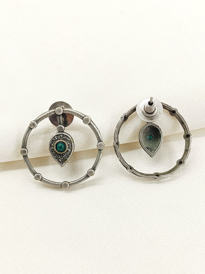 Fulki Green Oxidized Tops