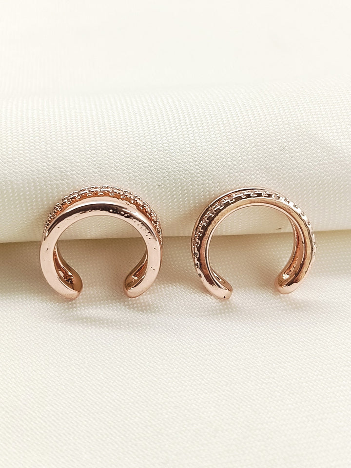 Giya White American Diamond Earcuff