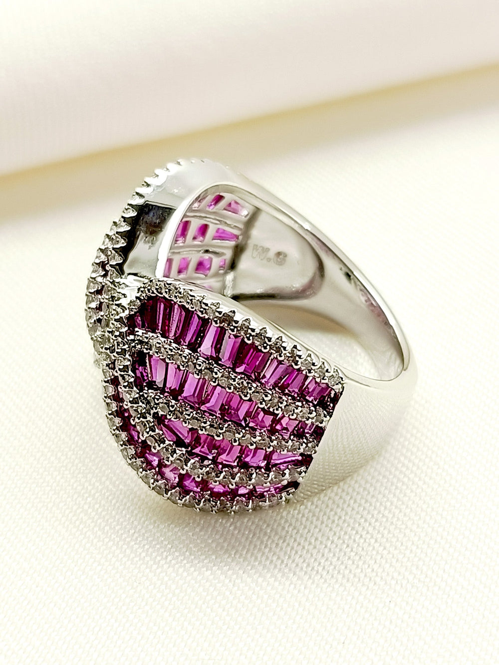 Prema Ruby American Diamond Finger Ring