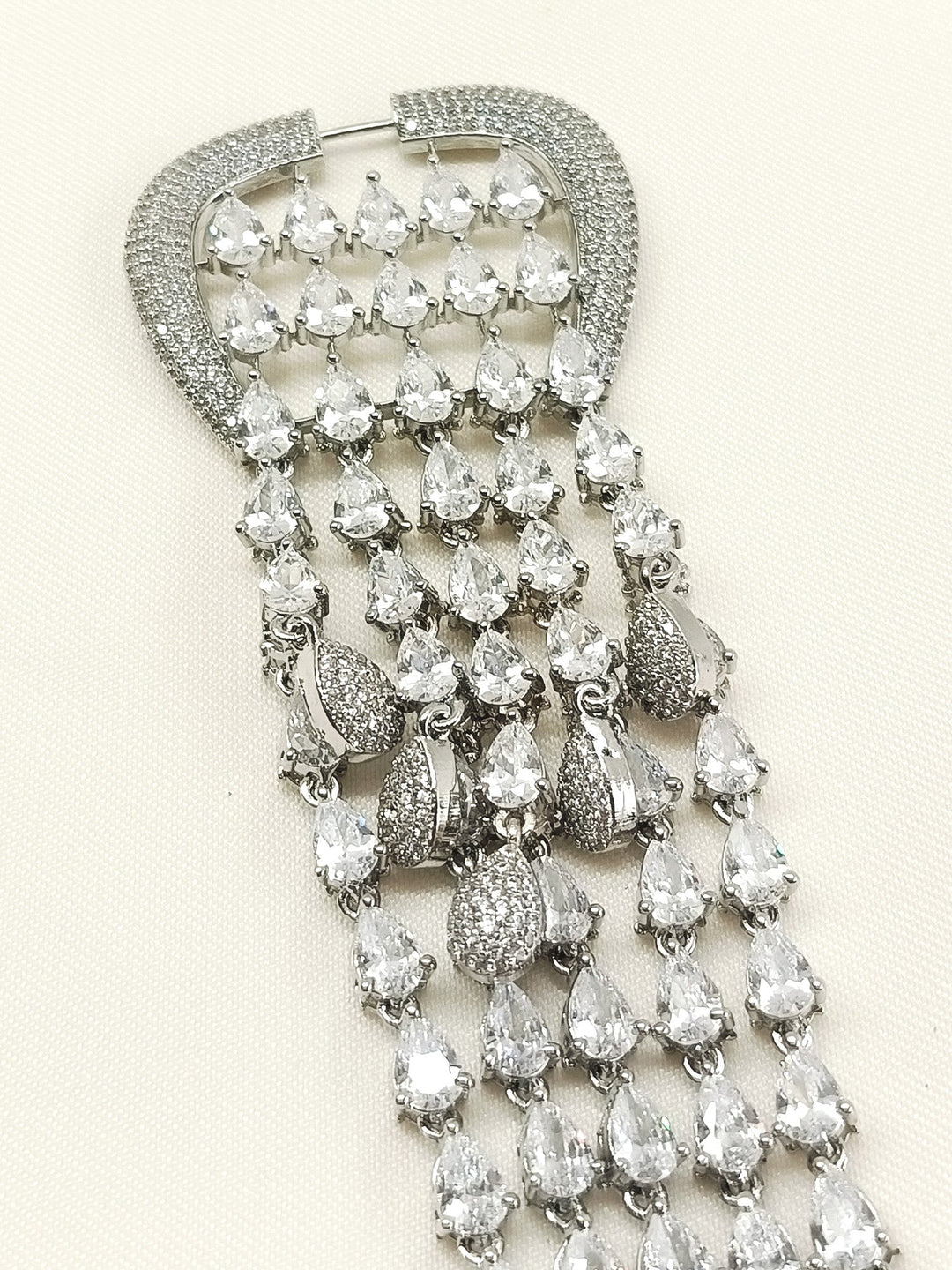 Chanchari White American Diamond Bracelet