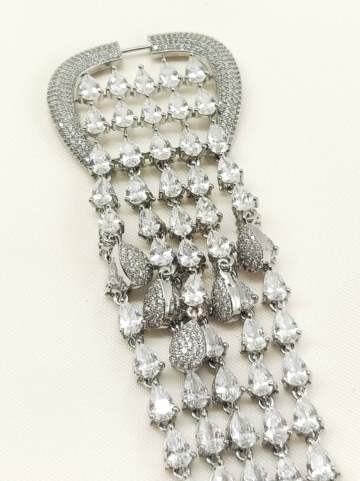 Chanchari White American Diamond Bracelet