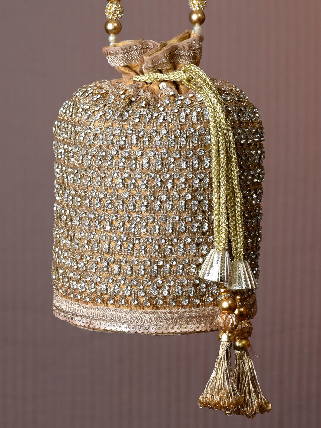 Aurelia Golden Potli Bag