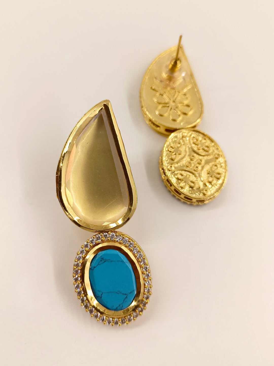 Sigourney Firozi Kundan Earrings