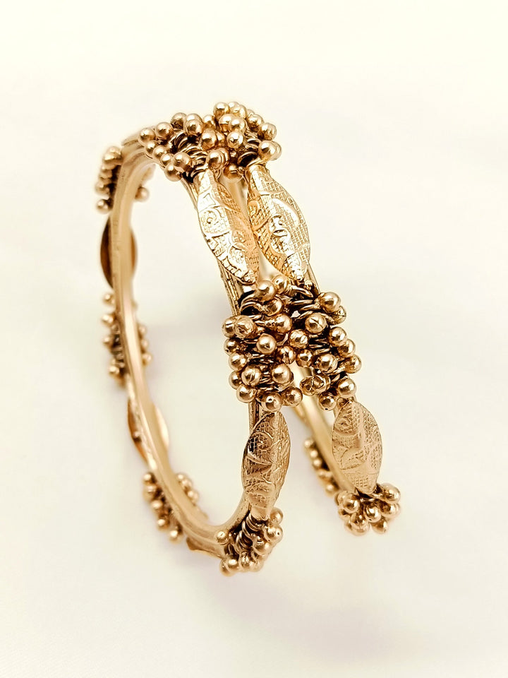 Tanupriya Plain Antique Bangles Pair