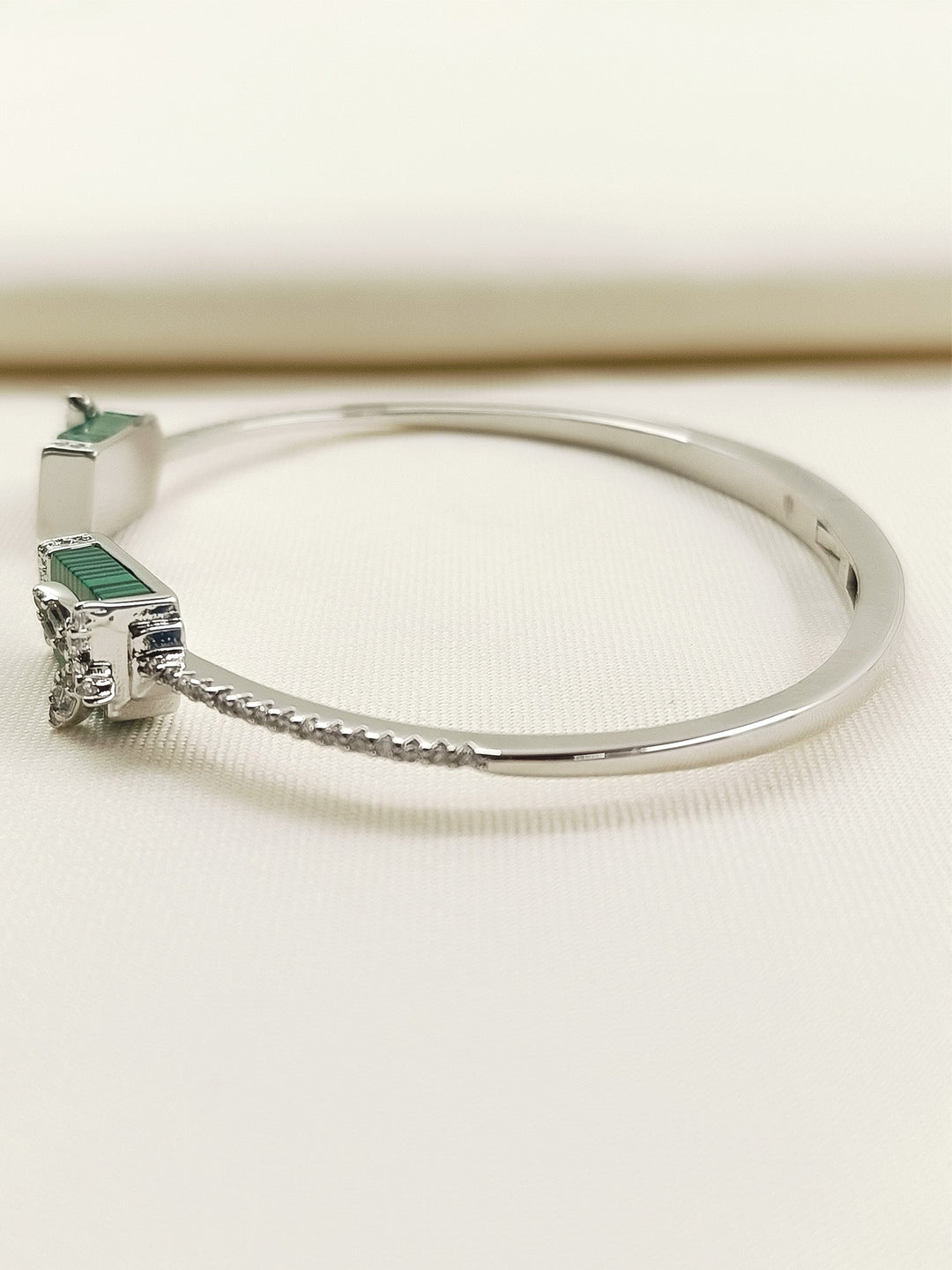 Aditi Green American Diamond Bracelet