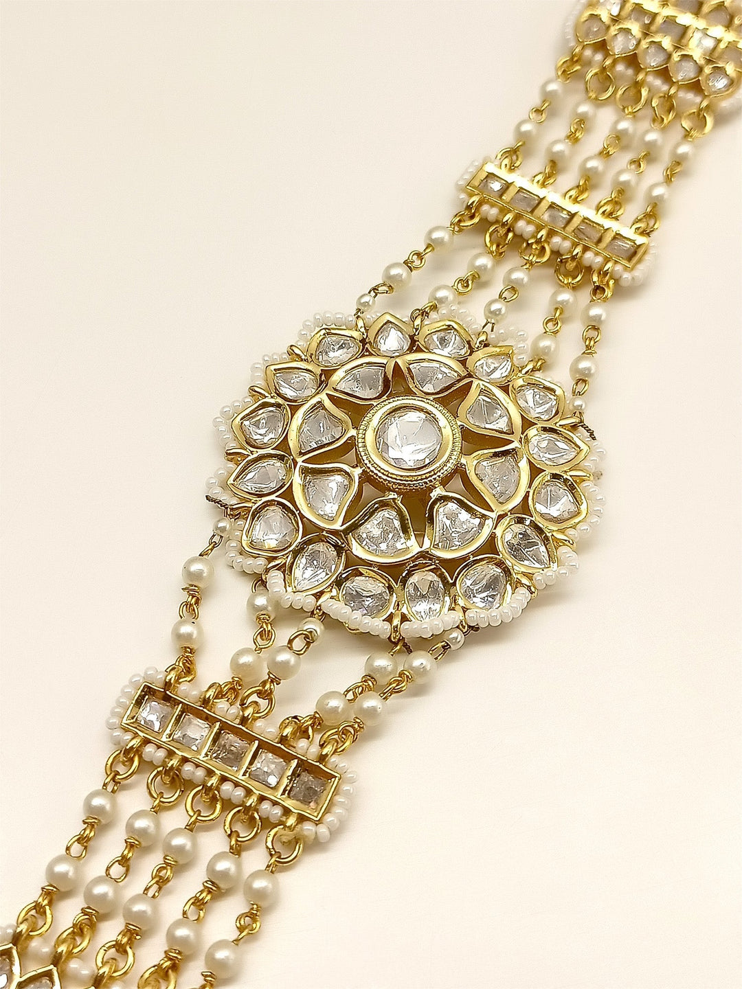 Heer Gold Plated Kundan Sheeshpatti