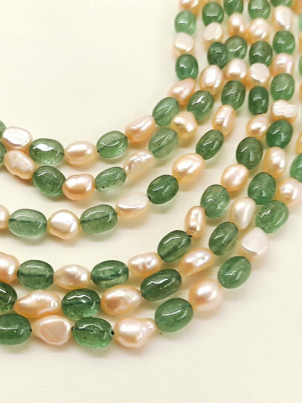 Eshan Mint Green Groom Beads Neckpiece