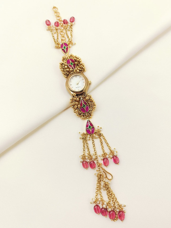 Sargam's Paachi Kundan Watch