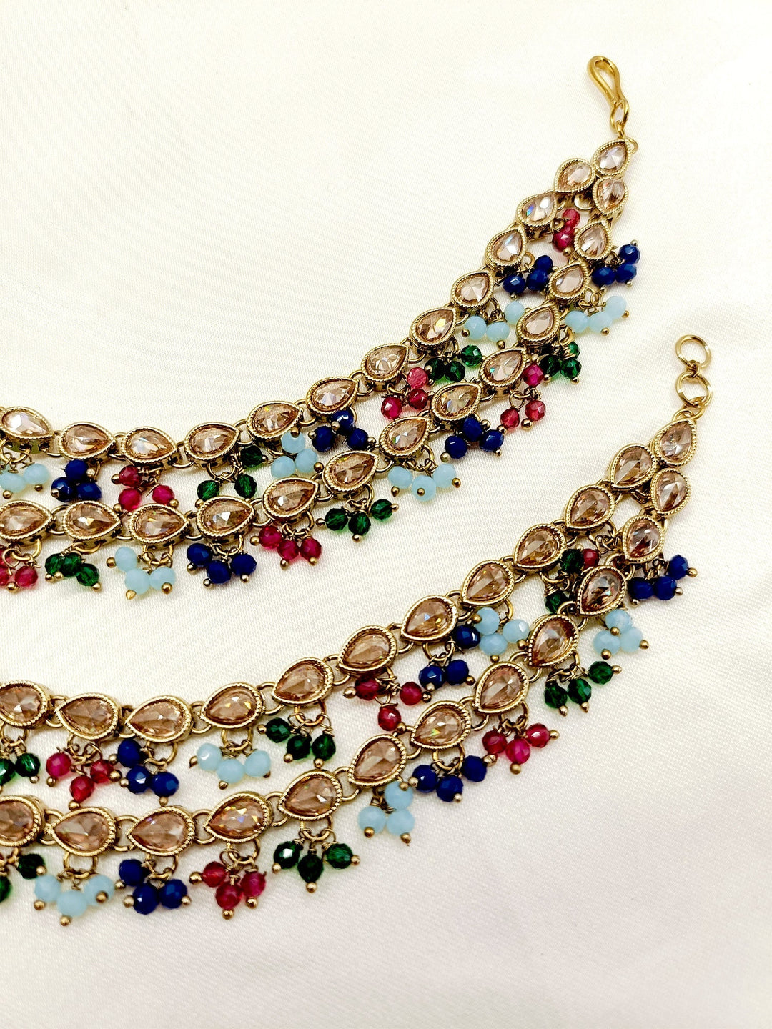 Bloom Multi Colour Traditional Ear Chain