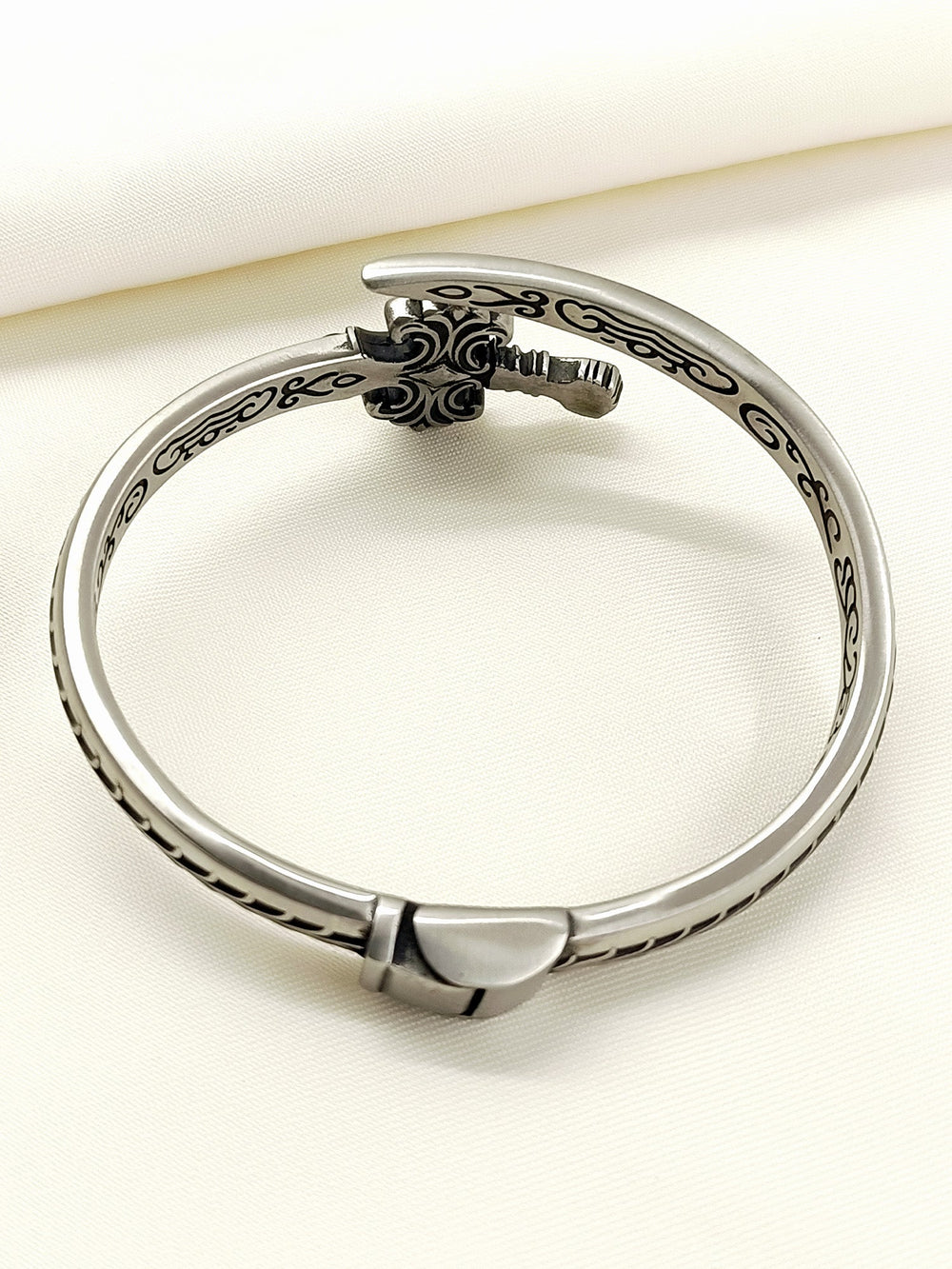 Arnit Warrior Sword Gun Metal Men's Bracelet