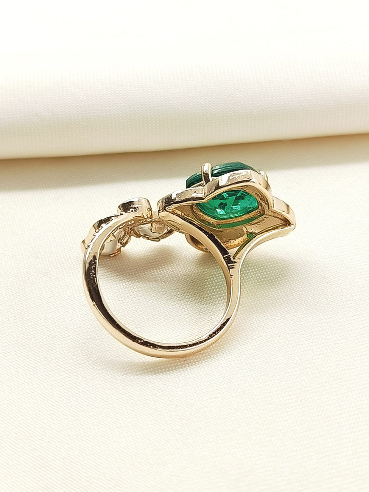 Tanirika Multi Colour Kundan Finger Ring