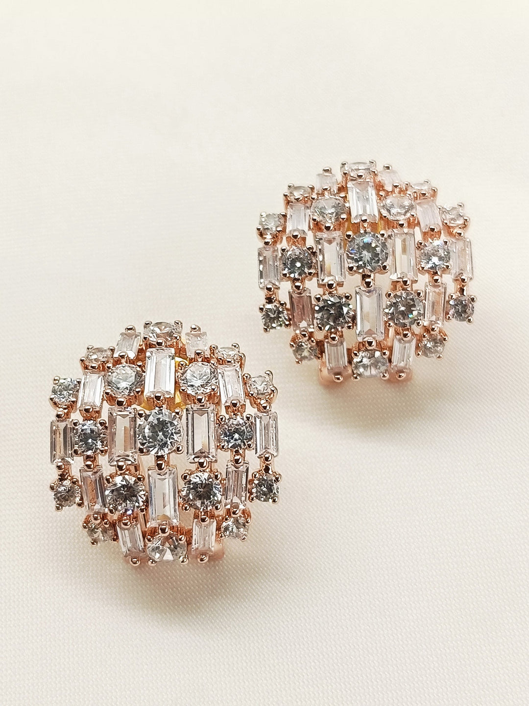 Love White American Diamond Tops