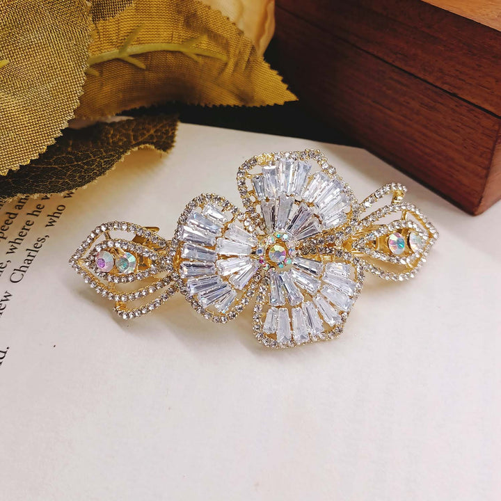 Rolly American Diamond Stone Hair Clip