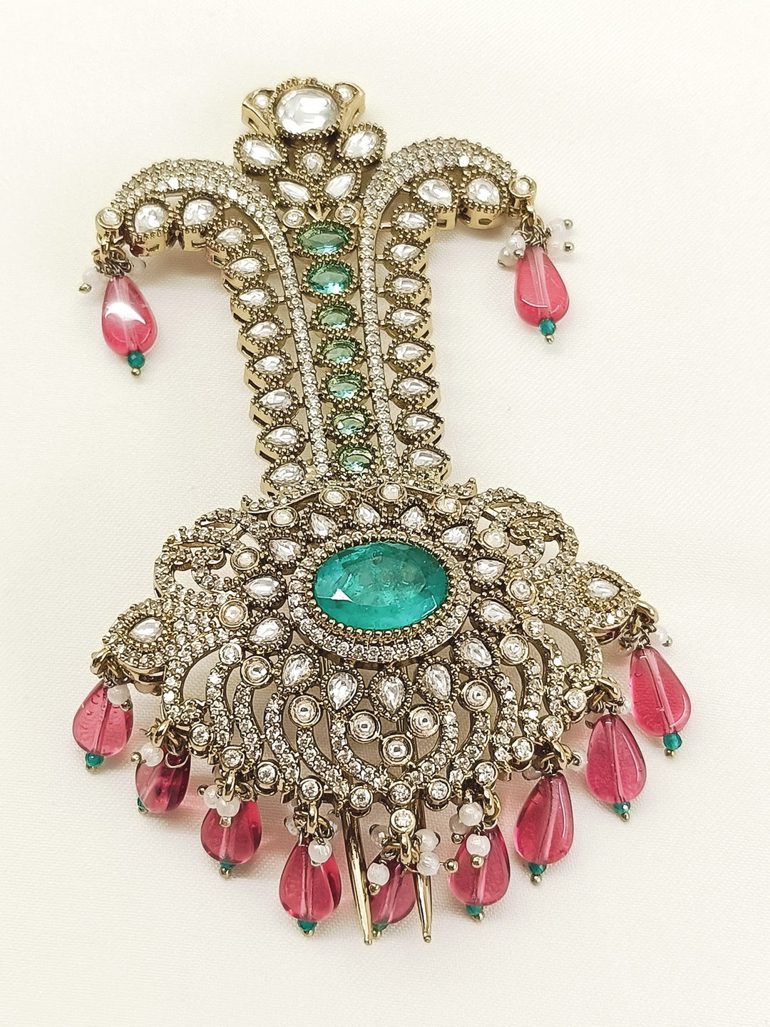 Kavish Mint Green Dulha Kalgi