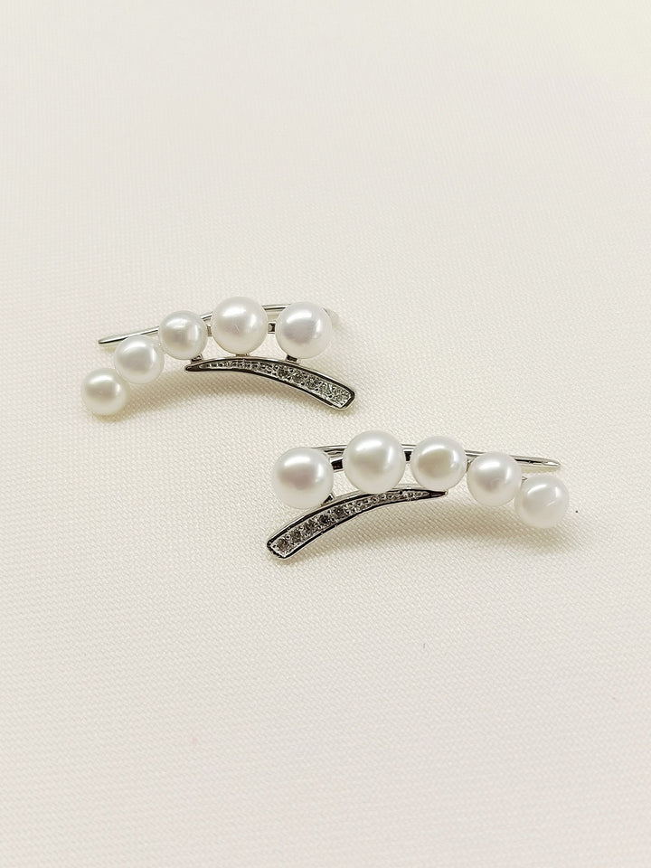 Yashi 92.5 Silver Swarovski Stone Earcuffs