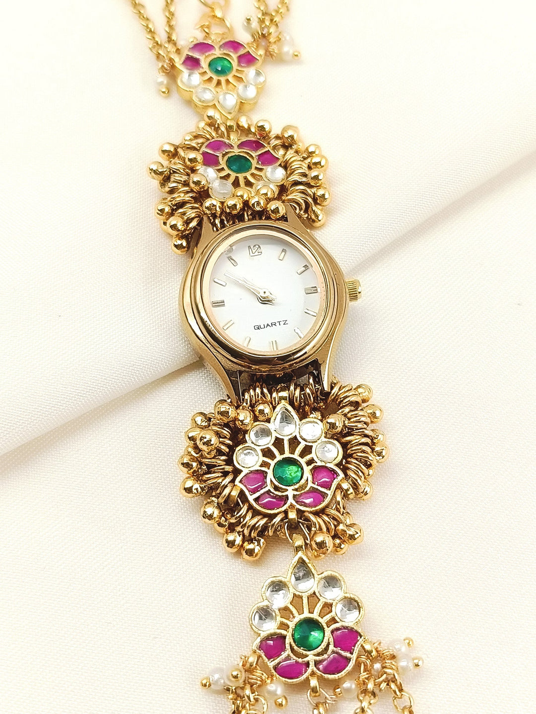 Gauri's Paachi Kundan Watch