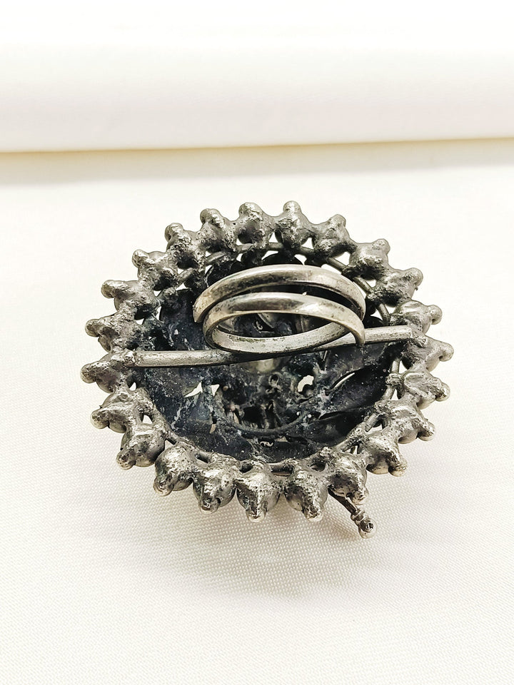 Fulwari Plain Oxidized Finger Ring