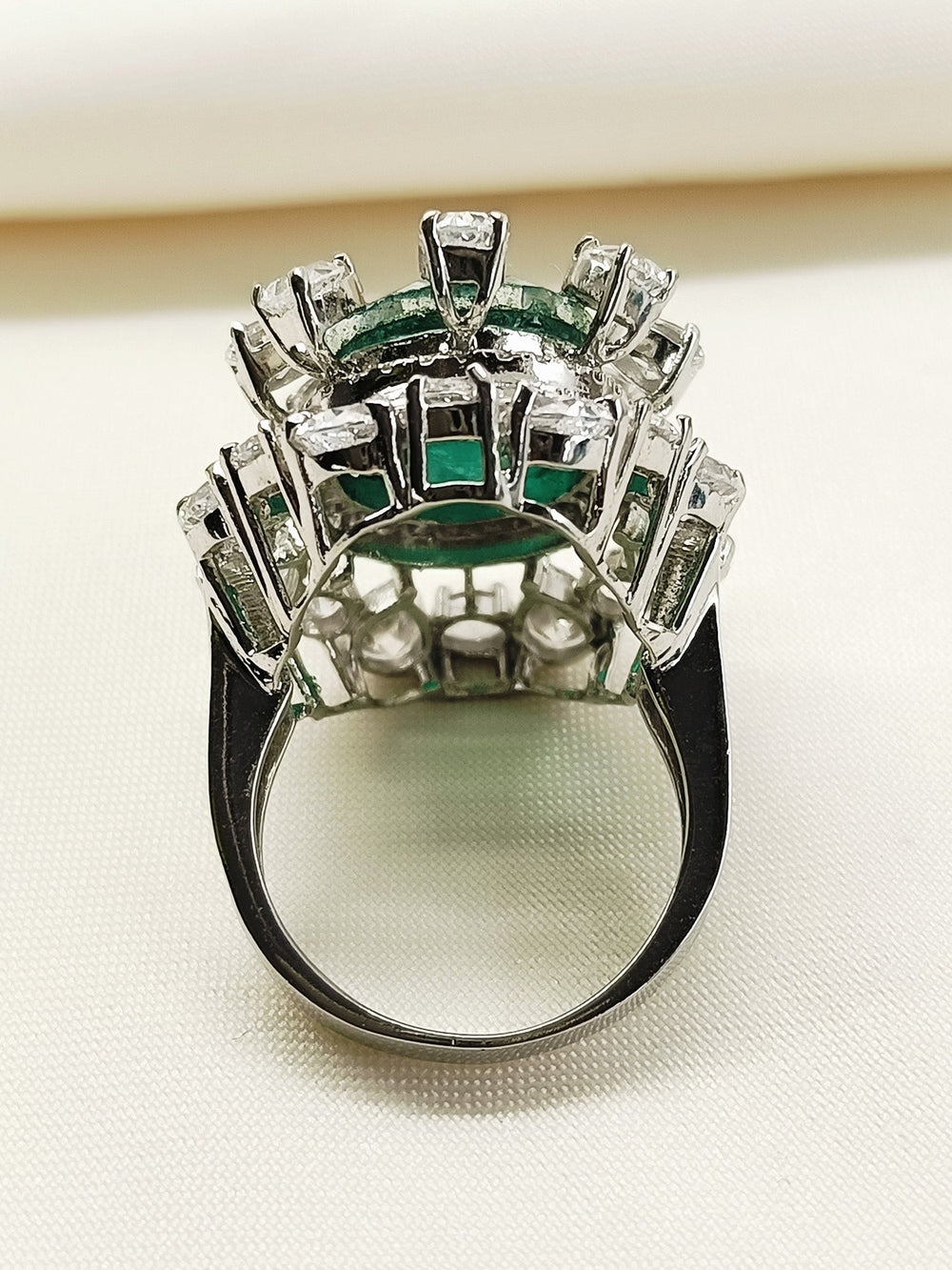 Philippa Green 92.5 Silver American Diamond Finger Ring