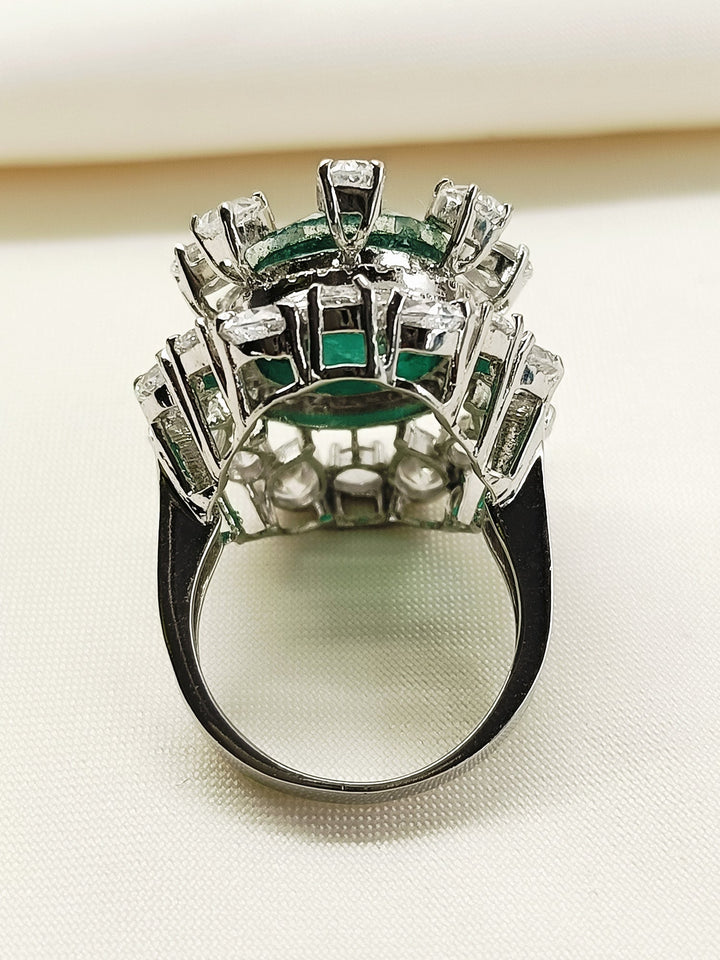 Philippa Green 92.5 Silver American Diamond Finger Ring