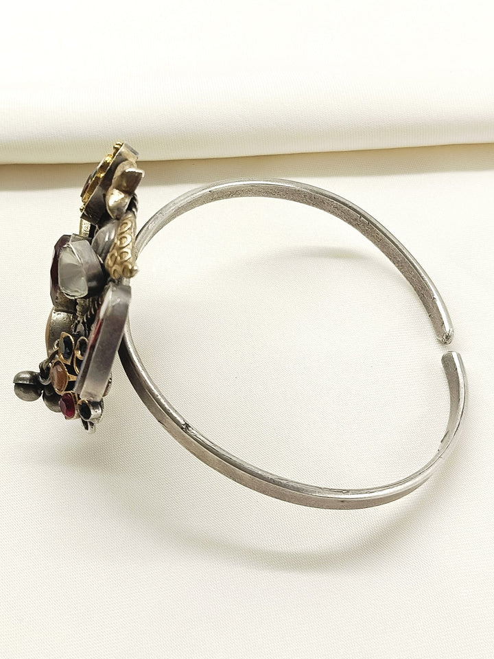 Junnu Multi Colour Oxidized Bracelet