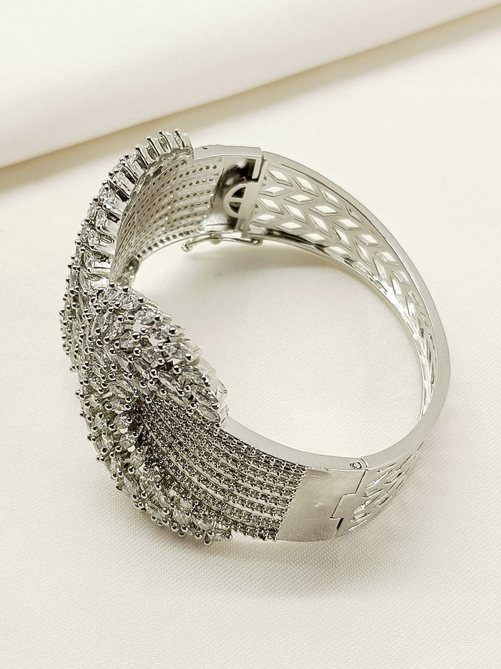 Trisa White American Diamond Bracelet