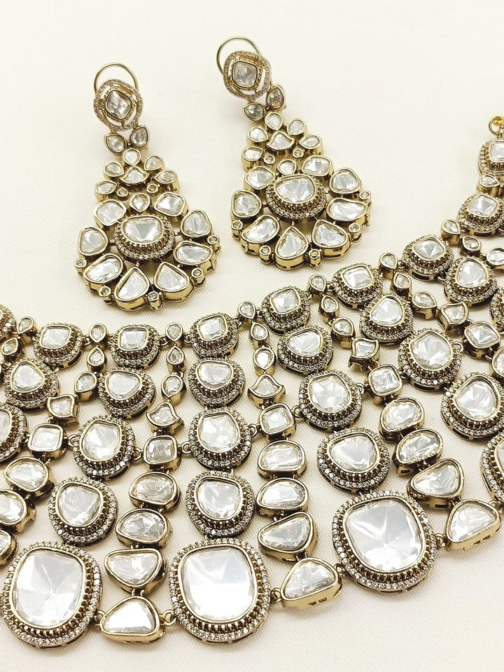 Tanaye White Victorian Necklace Set