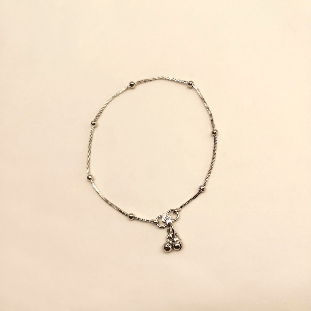 Usha Silver Plated Delicate Payal/Anklet