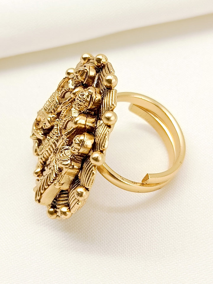 Swarna Antique Finger Ring
