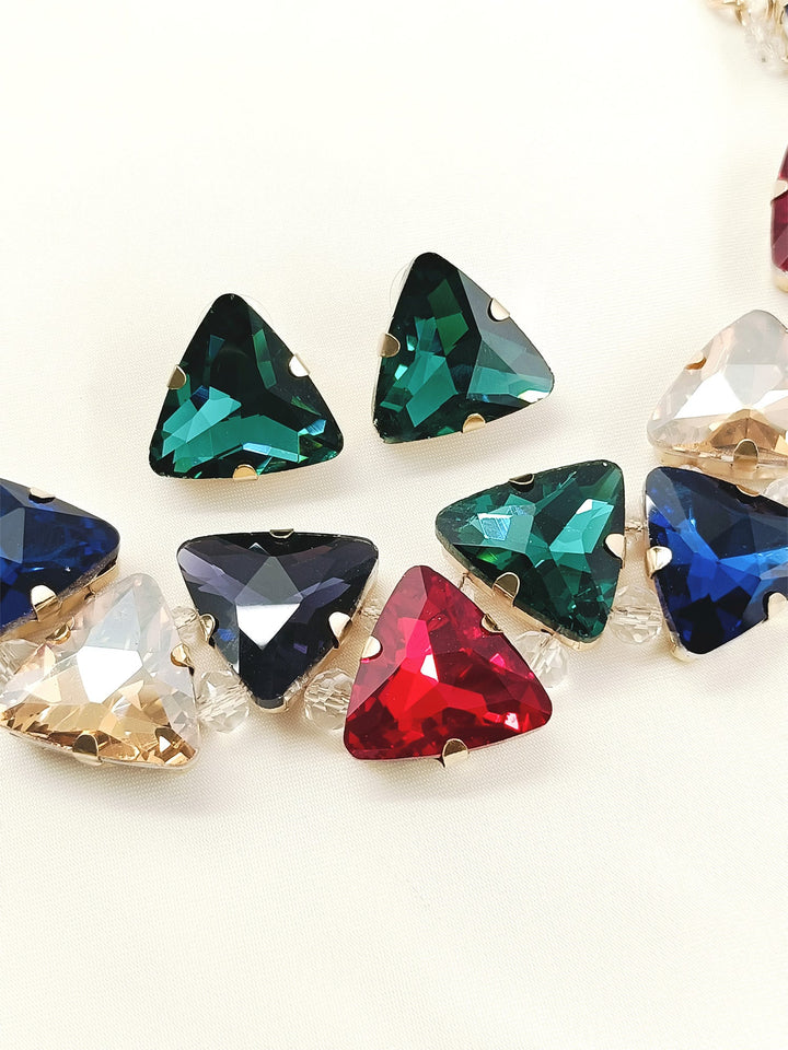 Neeharika Multi Colour Western Necklace Set