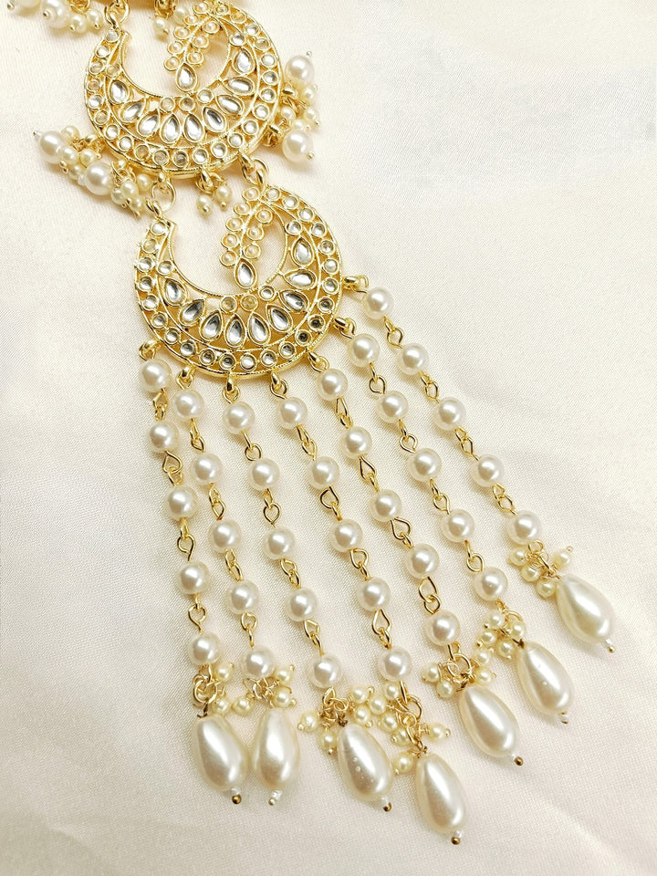 Reya Ceam Braid Accessories In Kundan