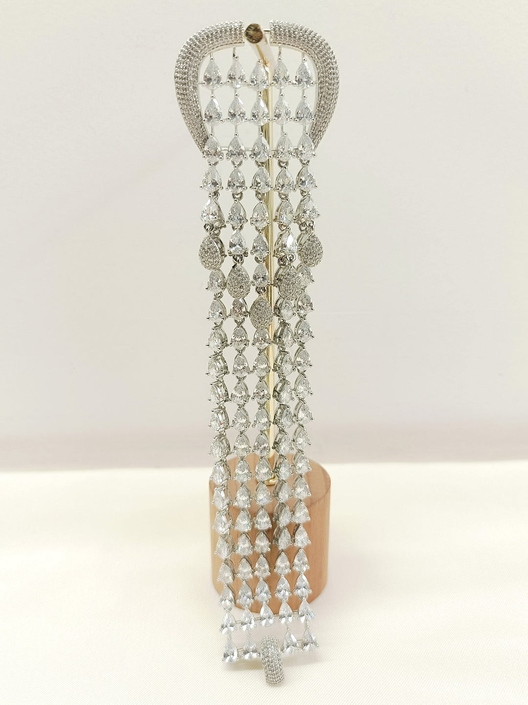 Chanchari White American Diamond Bracelet