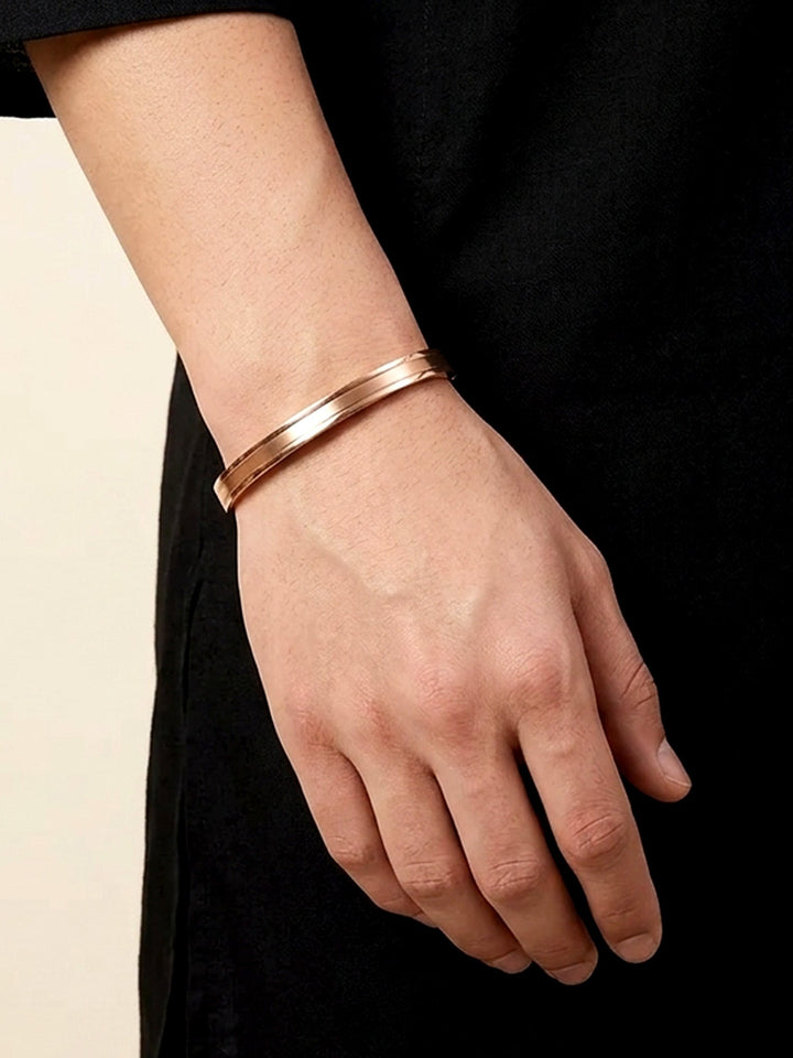 Reyarth Rose Gold Minimal Hinged Men&