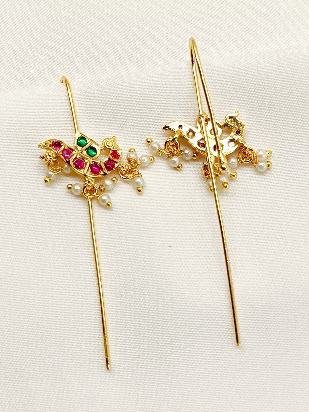 Riyaaz R & G Gold Plated Kundan Ear Cuff [ Price is for Pair ]