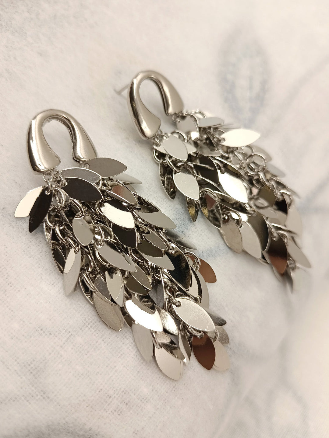 Anguri Silver Western Earrings