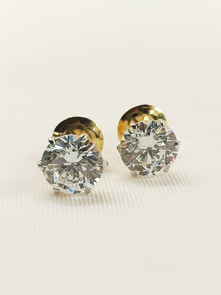 Aarehi 92.5 Silver Swarovski Stone Tops