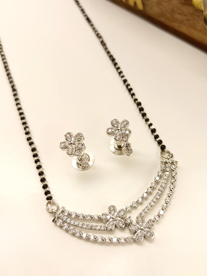 Shayani White American Diamond Mangalsutra