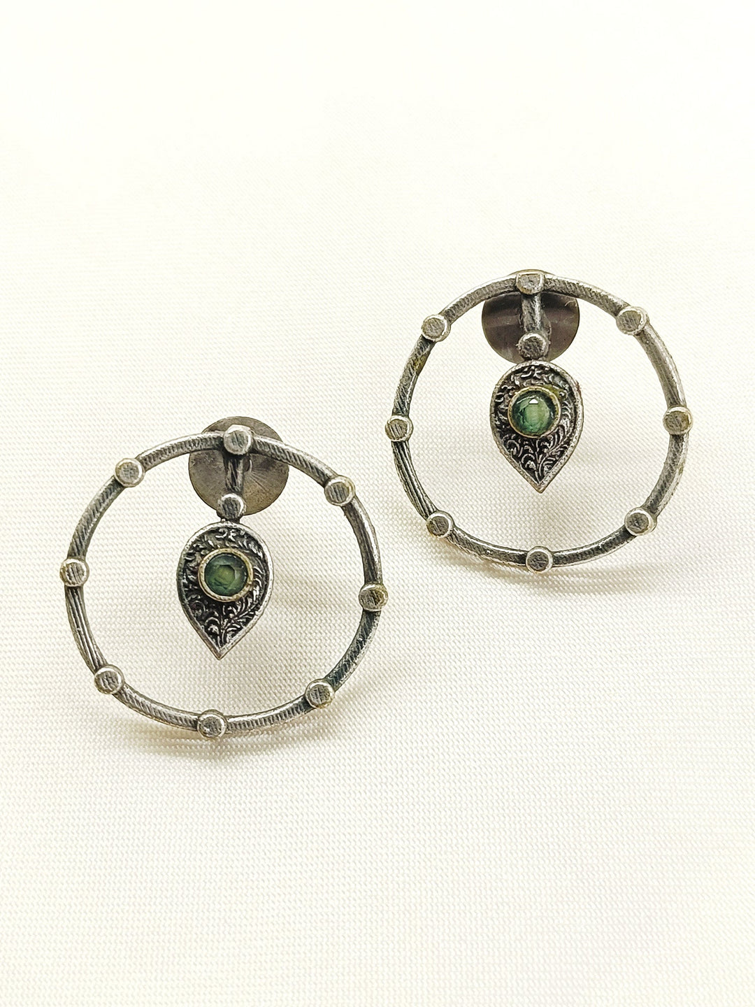 Darpana Mint Green Oxidized Tops