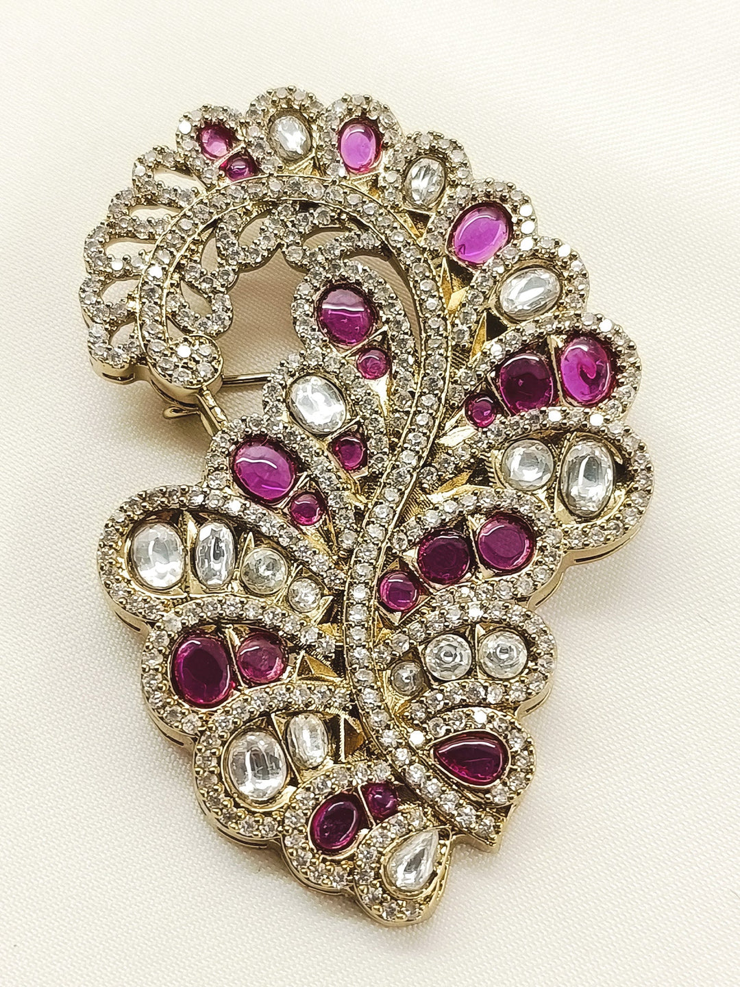 Sarvesh Ruby Men's Brooch